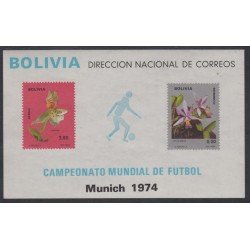 Bolivia HBM-38 1974 Campeonato Mundial de Fútbol 1974 MNH Bolivia HBM-38 1974 Campeonato Mundial de Fútbol 1974 MNH