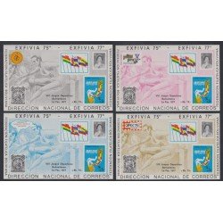 Bolivia HBM-74/77 Exfivia 1975-77 Juegos deportivos Bolivarianos MNH Bolivia HBM-74/77 Exfivia 1975-77 Juegos deportivos Bolivarianos MNH