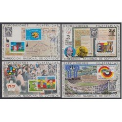 Bolivia HBM-78/81 Exposiciones filatélicas MNH Bolivia HBM-78/81 Exposiciones filatélicas MNH
