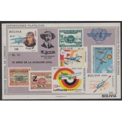 Bolivia HBM-82 Exposiciones filatélicas MNH Bolivia HBM-82 Exposiciones filatélicas MNH
