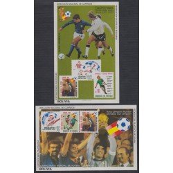 Bolivia HBM-128/29 Exp. Filatélicas Copa mundial de fútbol España 82 MNH Bolivia HBM-128/29 Exp. Filatélicas Copa mundial de fútbol España 82 MNH