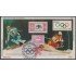 Bolivia HBM-167 Exp. Filatélica Juegos olímpicos de Calgary 1988 Esquí Usado