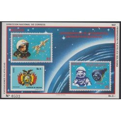 Bolivia HBM-168 Exp. Filatélica 1er vuelo orbital de EE.UU MNH Bolivia HBM-168 Exp. Filatélica 1er vuelo orbital de EE.UU MNH