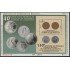 Bolivia HBM-205 Exp. Filatélicas 140 Años monedas bolivianas de plata MNH
