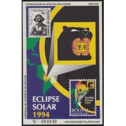 Bolivia HBM-212 Eclipse Solar MNH Bolivia HBM-212 Eclipse Solar MNH