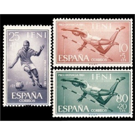 Ifni 176/78 1961 Pro infancia Deportes MNH Ifni 176/78 1961 Pro infancia Deportes MNH