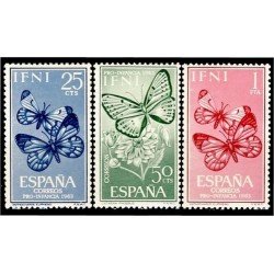Ifni 195/97 1963 Pro infancia Mariposas Butterfly MNH Ifni 195/97 1963 Pro infancia Mariposas Butterfly MNH