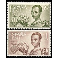 Ifni 198/99 1963  Ayuda a Barcelona MNH