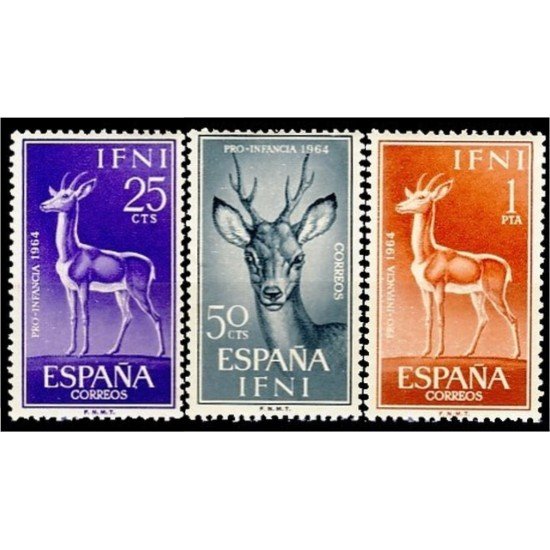 Ifni 203/05 1964 Pro infancia Fauna MNH Ifni 203/05 1964 Pro infancia Fauna MNH