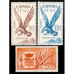 Ifni 215/17 1965 Día del Sello Escudo Aguila Fauna Coat MNH Ifni 215/17 1965 Día del Sello Escudo Aguila Fauna Coat MNH