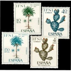 Ifni 225/28 1967 Pro infancia Flora MNH Ifni 225/28 1967 Pro infancia Flora MNH