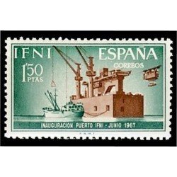 Ifni 229 1967 Instalaciones Portuarias Boat MNH Ifni 229 1967 Instalaciones Portuarias Boat MNH