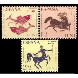 Ifni 233/35 1968 Pro infancia Signos del Zodiaco MNH Ifni 233/35 1968 Pro infancia Signos del Zodiaco MNH