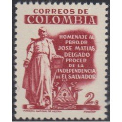 Colombia 542 1957 Homenaje a José Matías Delgado MNH Colombia 542 1957 Homenaje a José Matías Delgado MNH