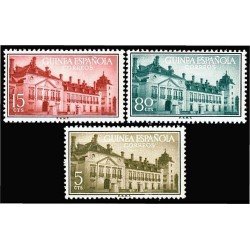Guinea Española 347/49 1955 Tratado de El Pardo Palacio de El Pardo MNH Guinea Española 347/49 1955 Tratado de El Pardo Palacio de El Pardo MNH