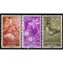 Guinea Española 388/90 1958 Día del Sello Mariposas MNH