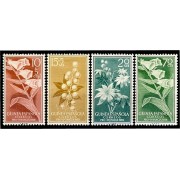 Guinea Española 391/94 1959 Pro infancia Flora MNH 