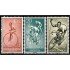 Guinea Española 395/97 1959 Día del Sello Ciclismo MNH