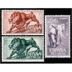 Rio Muni 18/20 1960 Fauna MNH Rio Muni 18/20 1960 Fauna MNH