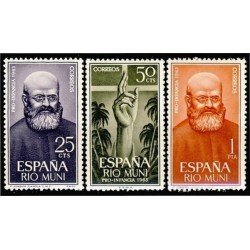 Rio Muni 37/39 1963 Padre Joaquín Juanola-Misionero Missionary MNH Rio Muni 37/39 1963 Padre Joaquín Juanola-Misionero Missionary MNH