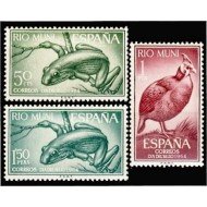 Rio Muni 57/59 1964 Día del Sello Fauna MNH