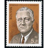 Bolivia A-279 1969 Homenaje a Franklin Roosevelt MNH
