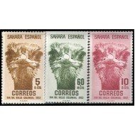 Sahara 98/100 1952 Día del Sello Avestruz MNH
