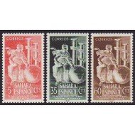 Sahara 101/03 1953 75º Aniv. de la Real Sociedad Geográfica MNH