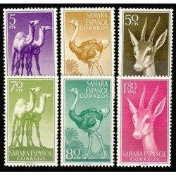 Sahara 133/38 1957 Fauna indígena MNH