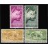 Sahara 142/45 1957 Día del Sello Fauna (hiena).MNH