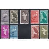 Sahara 160/68 1959 Fauna Pajaros Aves Garza Gavilán Gaviota MNH