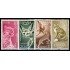 Sahara 176/79 1960 Día del Sello Fauna MNH