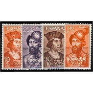 Sahara 197/00 1961 Día del Sello Alfonso Feranadez de Lugo - Diego Garcia de Herrera MNH