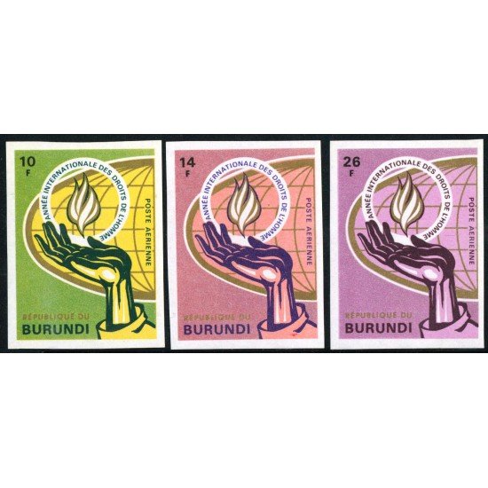 Burundi   A 104/06  Derechos del Hombre, Sin dentar MNH