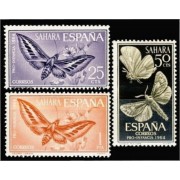 Sahara 225/27 1964 Pro infancia Insectos Insects MNH 