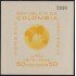 Colombia HB 4 1950 75º Aniv. del UPU Mapa mundi MH
