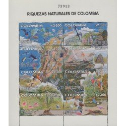 Colombia 1157/64 2002 Riquezas naturales de Colombia MNH Colombia 1157/64 2002 Riquezas naturales de Colombia MNH