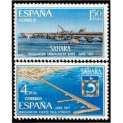 Sahara 260/61 1967 Instalaciones portuarias MNH 