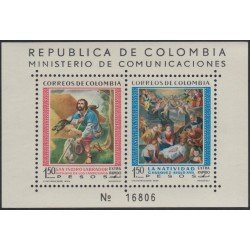 Colombia HB 20 1960 San Isidro Navidad MH Colombia HB 20 1960 San Isidro Navidad MH