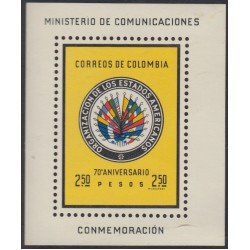 Colombia HB 26 1962 Organización Estados Americanos MH Colombia HB 26 1962 Organización Estados Americanos MH