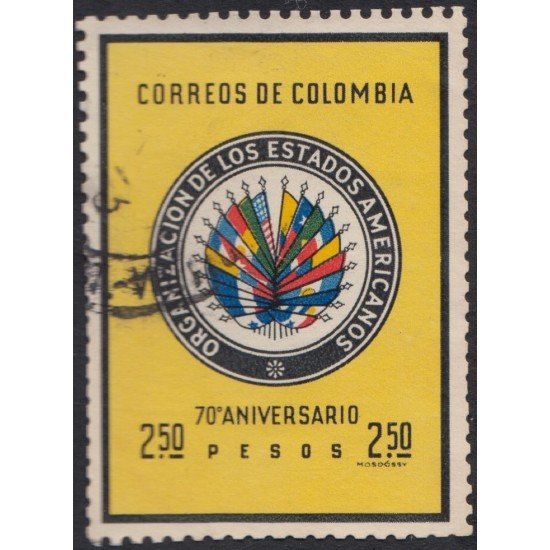 Colombia HB 26 SH1962 Organización Estados Americanos Usado Colombia HB 26 SH1962 Organización Estados Americanos Usado