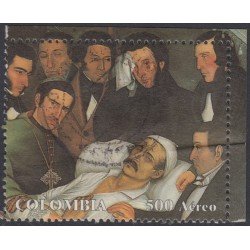 Colombia HB 41 1990 150 Años de la muerte del General Santander Usado Colombia HB 41 1990 150 Años de la muerte del General Santander Usado