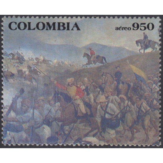 Colombia HB 43 SH 1992 200 Años del nacimiento del General Santander Usado Colombia HB 43 SH 1992 200 Años del nacimiento del General Santander Usado