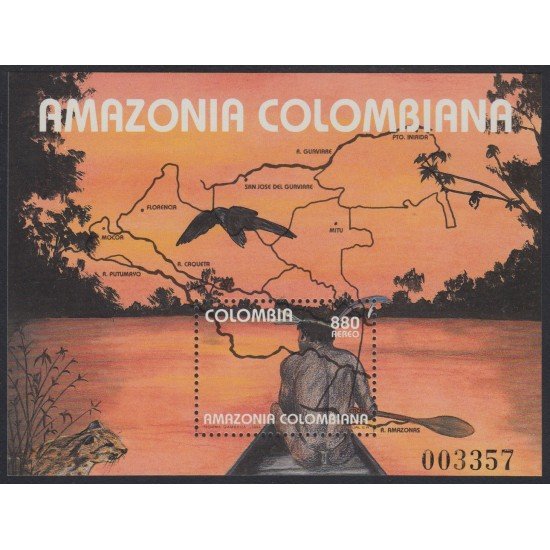 Colombia HB 47 1993 Amazonia Colombiana MNH Colombia HB 47 1993 Amazonia Colombiana MNH