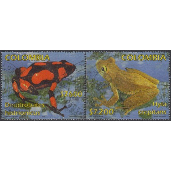 Colombia HB 50 SH 2002 Fauna. Ranas Usado Colombia HB 50 SH 2002 Fauna. Ranas Usado