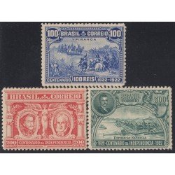 Brasil Brazil 183/85 1922 Centenario de la Independencia MNH Brasil Brazil 183/85 1922 Centenario de la Independencia MNH