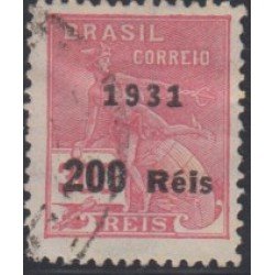 Brasil Brazil 235 (E) 1931 T.P de 1928-41 Sobrecarga Usado