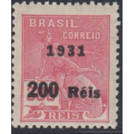 Brasil Brazil 235a(F) 1931 T.P de 1928-41 Sobrecarga MNH Brasil Brazil 235a(F) 1931 T.P de 1928-41 Sobrecarga MNH