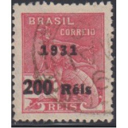 Brasil Brazil 235a(F) 1931 T.P de 1928-41 Sobrecarga Usado