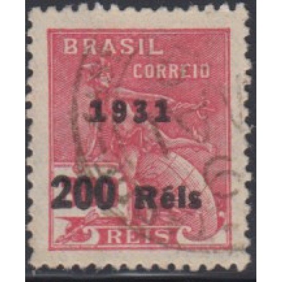 Brasil Brazil 235a(F) 1931 T.P de 1928-41 Sobrecarga Usado